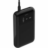 Belkin 65W 3-port USB Power Bank w/ Digital Display - 20K mAh - 2xUSB-C, 1xUSB-A - Portable Charger - w/ USB-C to USB-C Cable - Black