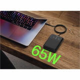 Belkin 65W 3-port USB Power Bank w/ Digital Display - 20K mAh - 2xUSB-C, 1xUSB-A - Portable Charger - w/ USB-C to USB-C Cable - Black