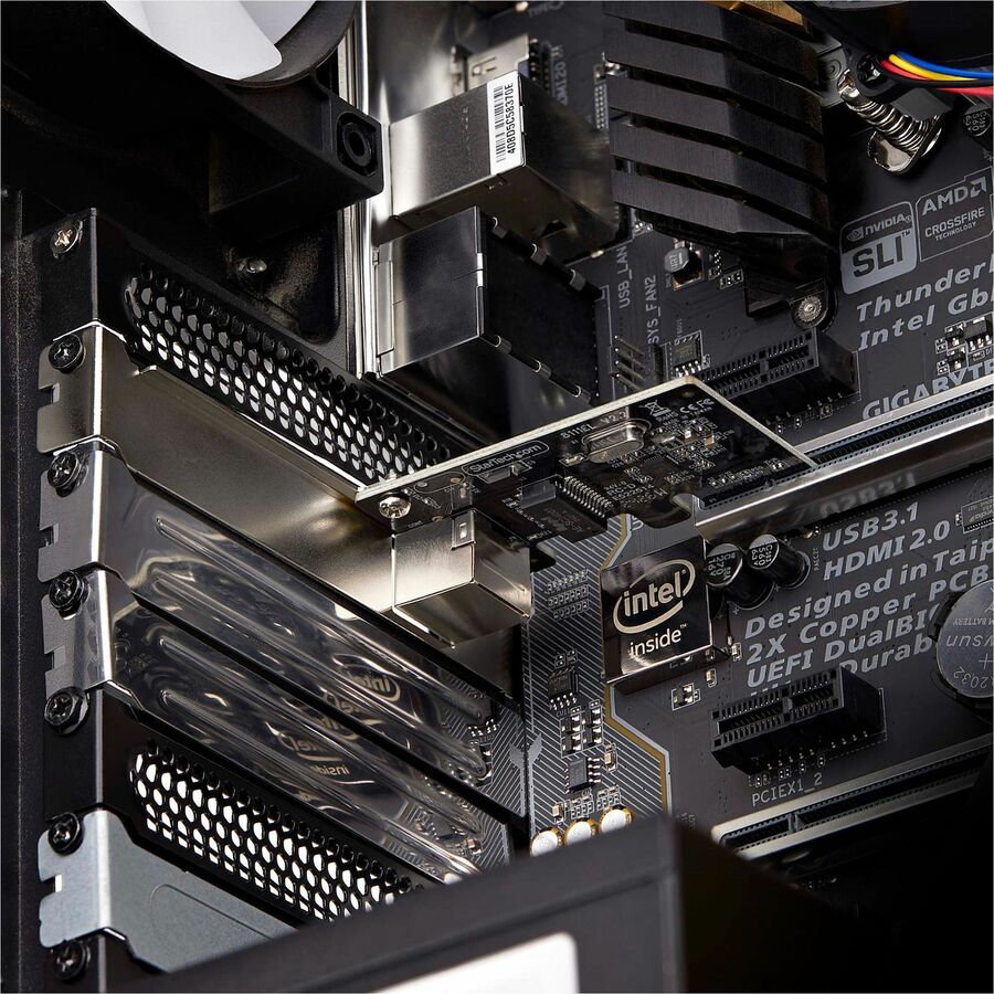 StarTech.com 1-Port Gigabit PCIe Network Adapter Card, 10/100/1000Mbps NIC, Realtek RTL8111H, TAA Compliant