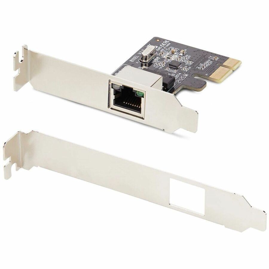 StarTech.com 1-Port Gigabit PCIe Network Adapter Card, Low-Profile 10/100/1000Mbps PCI Express NIC, Realtek RTL8111H, TAA Compliant