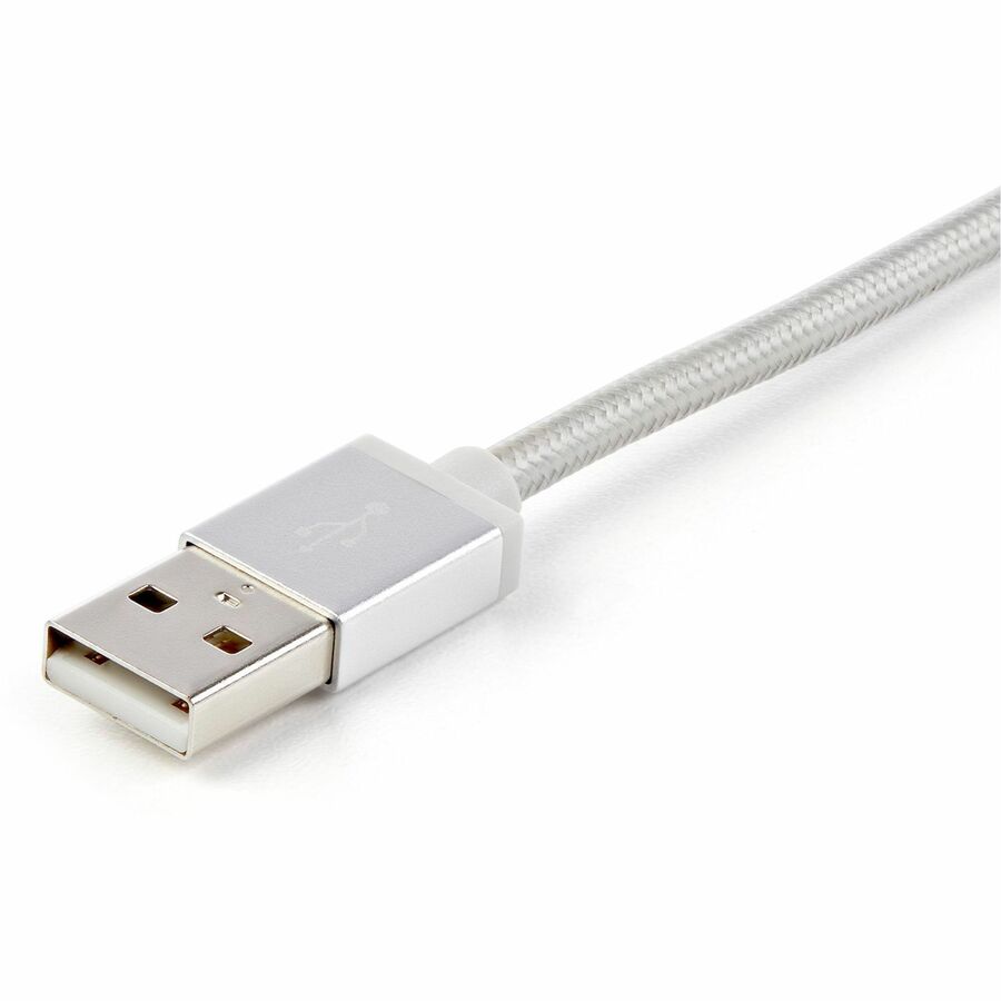 StarTech.com 6ft (1.8m) USB Multi-Charging Cable, USB-A to Lightning/USB-C/Micro-USB, Apple MFi Certified, Braided Nylon Jacket; USB 3-in-1 Charger Cable/Cord