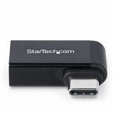 StarTech.com Right Angled USB-C to USB-A Adapter, USB 5Gbps, Compact USB-C Male to USB-A Female Adapter, Durable Metal Housing, M/F