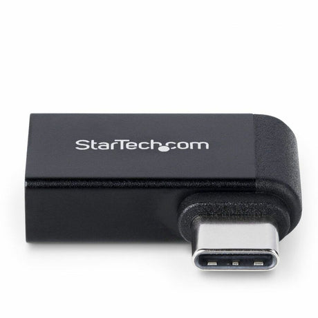 StarTech.com Right Angled USB-C to USB-A Adapter, USB 5Gbps, Compact USB-C Male to USB-A Female Adapter, Durable Metal Housing, M/F