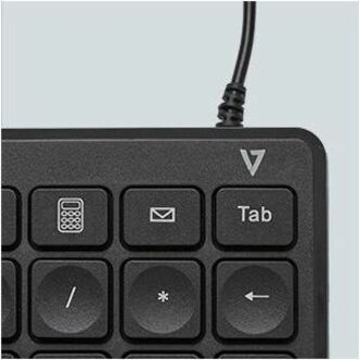 V7 KP350V7 KP350 USB Wired Numeric Keypad - 22 Key