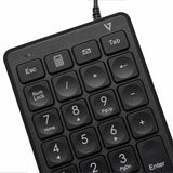 V7 KP350V7 KP350 USB Wired Numeric Keypad - 22 Key