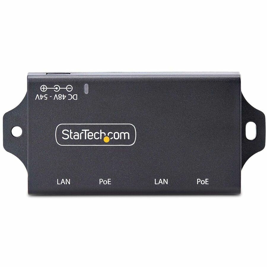 StarTech.com 2-Port PoE+ Injector, 10/100/1000Mbps, PoE/PoE+ (802.3af/802.3at), 30 Watt, 1Gbps Ethernet, Wall Mountable, Unmanaged