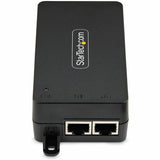 StarTech.com 1-Port 10Gbps Gigabit PoE++ Injector, 60W, 2.5/5/10G Ethernet/10/100/1000M, PoE++ (802.3af/at/bt), Wall Mountable, Unmanaged