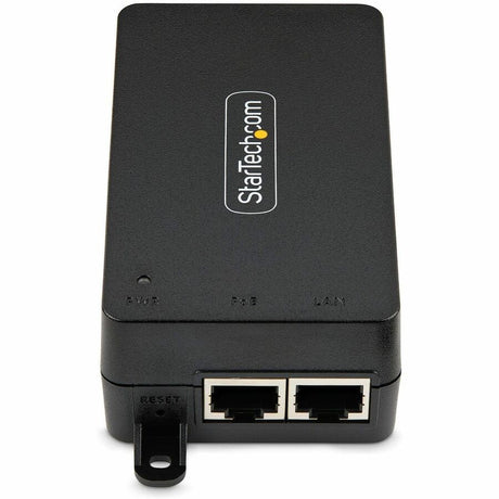 StarTech.com 1-Port 10Gbps Gigabit PoE++ Injector, 60W, 2.5/5/10G Ethernet/10/100/1000M, PoE++ (802.3af/at/bt), Wall Mountable, Unmanaged