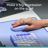 Logitech POP Mouse, Compact and Portable Wireless Bluetooth Mouse With Programmable Buttons and Quiet Clicks, Easy-Switch Between up to 3 Devices, Lilac