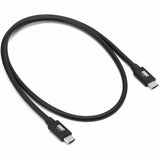 OWC 0.8M (31.5") Thunderbolt 5 (USB-C) Cable Black for Thunderbolt And USB-C Devices - Black
