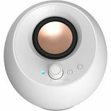 Creative Pebble Pro 2.0 Portable Bluetooth Speaker System - 10 W RMS - White