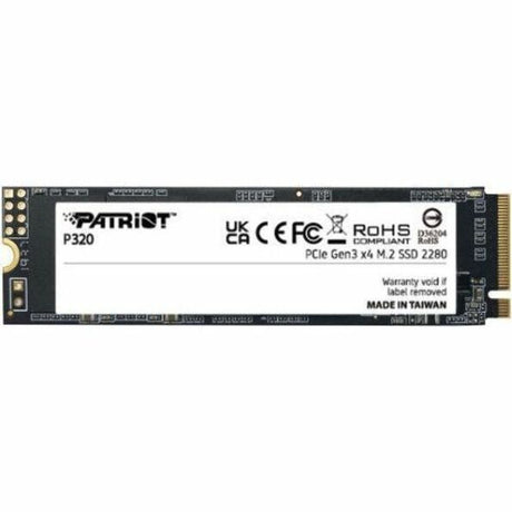 Patriot Memory P320 256 GB Solid State Drive - M.2 2280 Internal - PCI Express NVMe (PCI Express NVMe 3.0 x4)