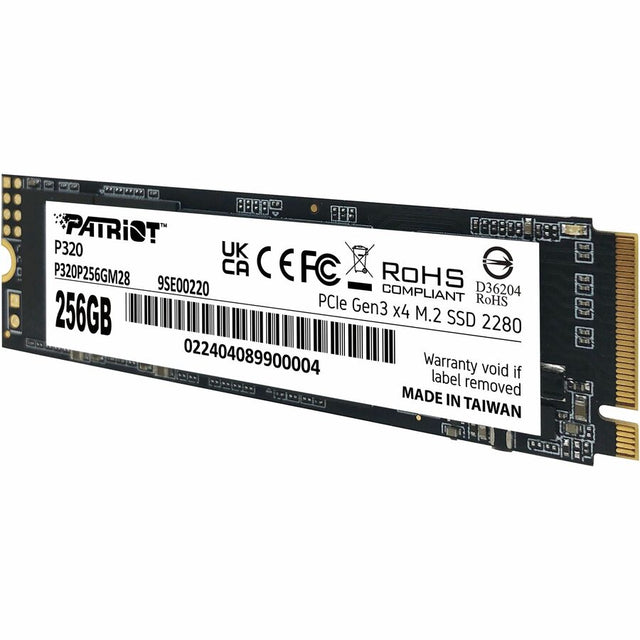 Patriot Memory P320 256 GB Solid State Drive - M.2 2280 Internal - PCI Express NVMe (PCI Express NVMe 3.0 x4)