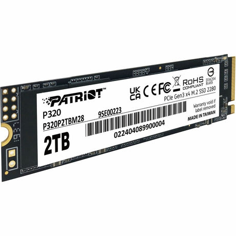 Patriot Memory P320 2 TB Solid State Drive - M.2 2280 Internal - PCI Express NVMe (PCI Express NVMe 3.0 x4)
