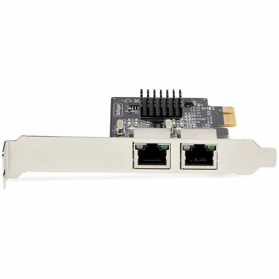StarTech.com 2-Port Gigabit PCIe Network Adapter Card, 10/100/1000Mbps PCI Express NIC, Dual Realtek RTL8111H, TAA Compliant