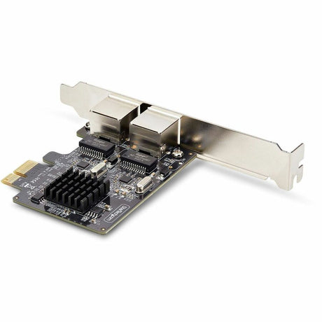 StarTech.com 2-Port Gigabit PCIe Network Adapter Card, 10/100/1000Mbps PCI Express NIC, Dual Realtek RTL8111H, TAA Compliant