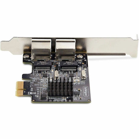 StarTech.com 2-Port Gigabit PCIe Network Adapter Card, 10/100/1000Mbps PCI Express NIC, Dual Realtek RTL8111H, TAA Compliant