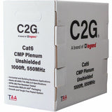 C2G BULK CAT6 UTP CMP TAA PRPLE
