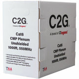 C2G BULK CAT6 UTP CMP TAA GRAY