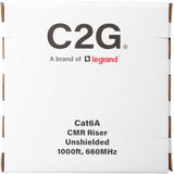 C2G BULK CAT6A UTP CMR TAA BLUE