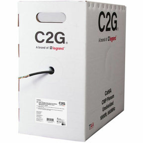 C2G BULK CAT6A UTP CMP TAA BLK