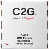 C2G BULK CAT6A UTP CMP TAA BLK