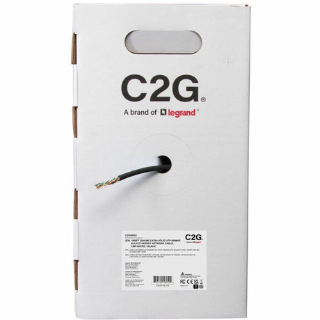 C2G BULK CAT6A UTP CMP TAA BLK