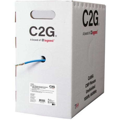 C2G BULK CAT6A UTP CMP TAA BLUE