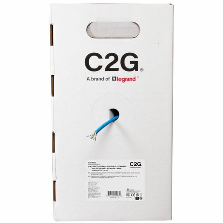 C2G BULK CAT6A STP CMP TAA BLUE
