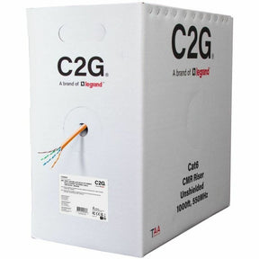 C2G BULK CAT6 UTP CMR TAA ORANG