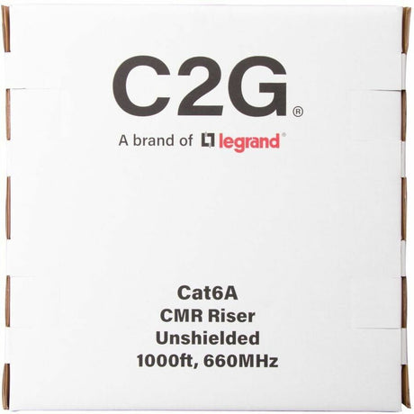 C2G BULK CAT6A UTP CMR TAA BLK