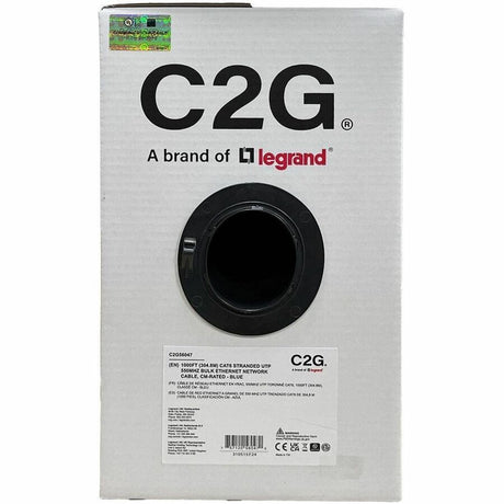 C2G BULK CAT6 UTP CM TAA BLUE