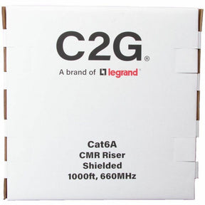 C2G BULK CAT6A F/UTP CMR TAA BL