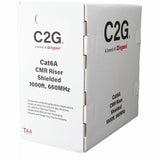 C2G BULK CAT6A F/UTP CMR TAA BL