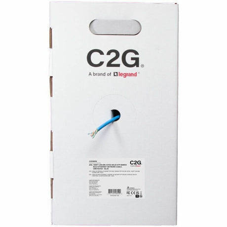 C2G BULK CAT6A F/UTP CMR TAA BL