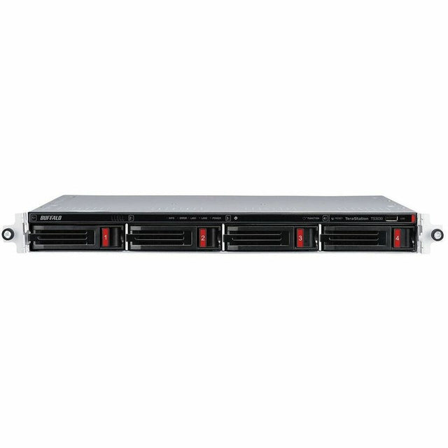 BUFFALO TeraStation 3430RN 4-Bay Secure SMB Rackmount NAS 4TB (2x2TB) with Hard Drives Included