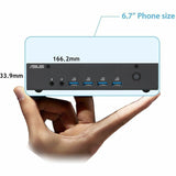 Asus ExpertCenter PN43-BBFN1000X1TUL Barebone System - Mini PC - Intel N-series N100