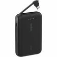 Belkin - Boostcharge Power Bank With Integrated Cable 10000 Mah - Black