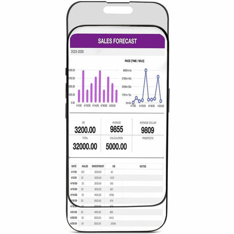 StarTech.com 4-Way Privacy Screen For iPhone 15 Pro, Portrait/Landscape, Touch-Enabled, +/- 30 Deg. View, Tempered Glass Protector Filter