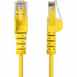 StarTech.com 5ft Yellow Slim CAT6 Ethernet Cable, Slim Snagless RJ45, UTP, LSZH, 28AWG Bare Copper, Slim Network Patch Cord, Fluke Tested