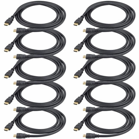 StarTech.com 3ft (0.9m) HDMI Cable - 10 Pack - High Speed HDMI Cable w/ Ethernet, 4K 30Hz, UHD Monitor Cord, 10-Pack HDMI 1.4 Cable