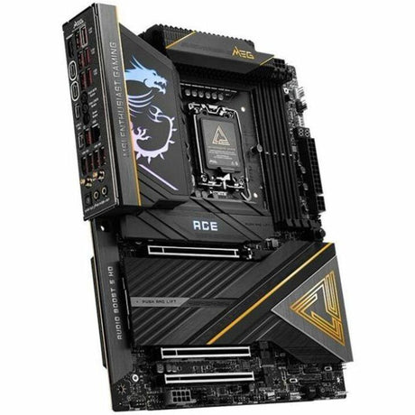 MSI MEG Z890 ACE ATX Motherboard LGA 1851 for Intel Core Ultra series 2 CPU with DDR5 RAM supports
