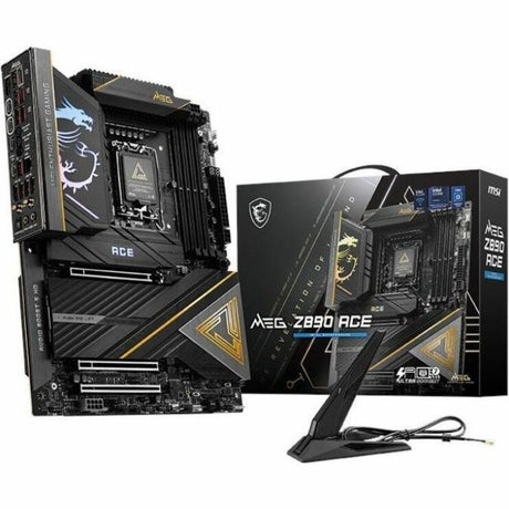 MSI MEG Z890 ACE ATX Motherboard LGA 1851 for Intel Core Ultra series 2 CPU with DDR5 RAM supports