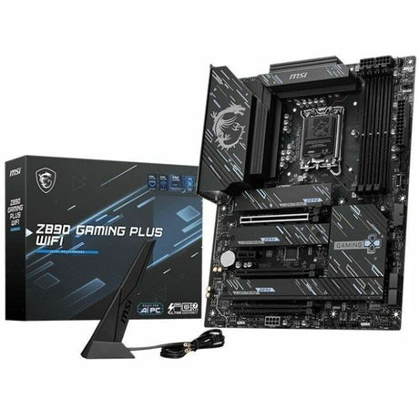 MSI Z890 GAMING PLUS WIFI ATX MOTHERBOARD LGA 1851 for Intel Core Ultra CPU