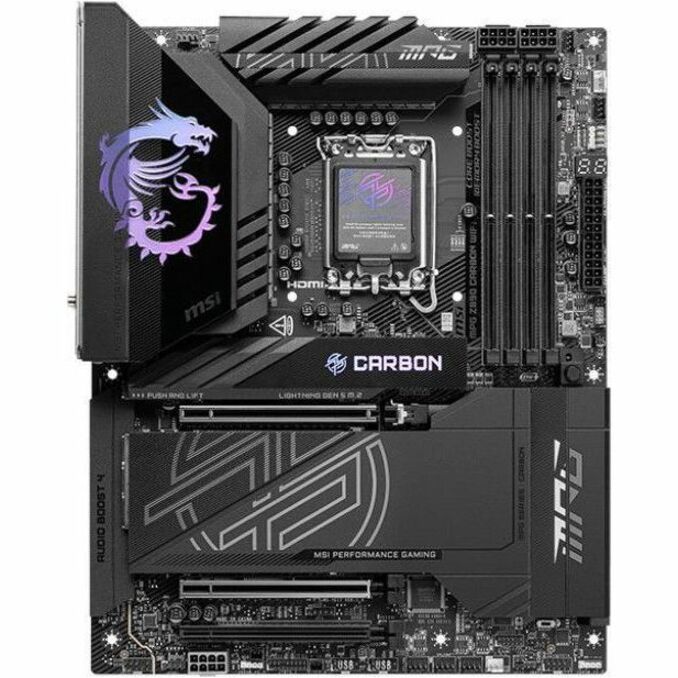 MSI MPG Z890 CARBON ATX GAMING MOTHERBOARD LGA 1851 for Intel Core Ultra CPU