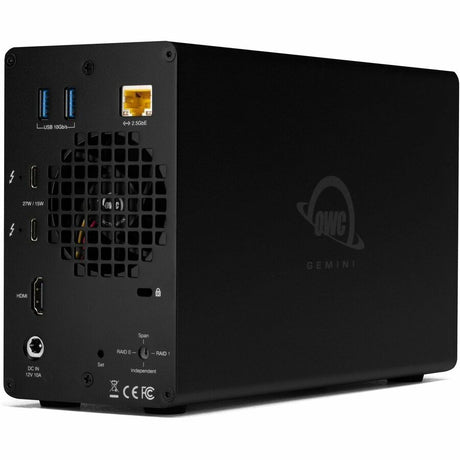 OWC 24TB Gemini Ultra X6 Thunderbolt (40Gb/s) Dock + NVMe RAID External Storage Solution w/ SoftRAID