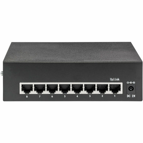 Eaton Tripp Lite Series 8-Port 10/100/1000 Mbps Desktop Gigabit Ethernet Unmanaged Switch with PoE+, 60W, Metal Enclosure