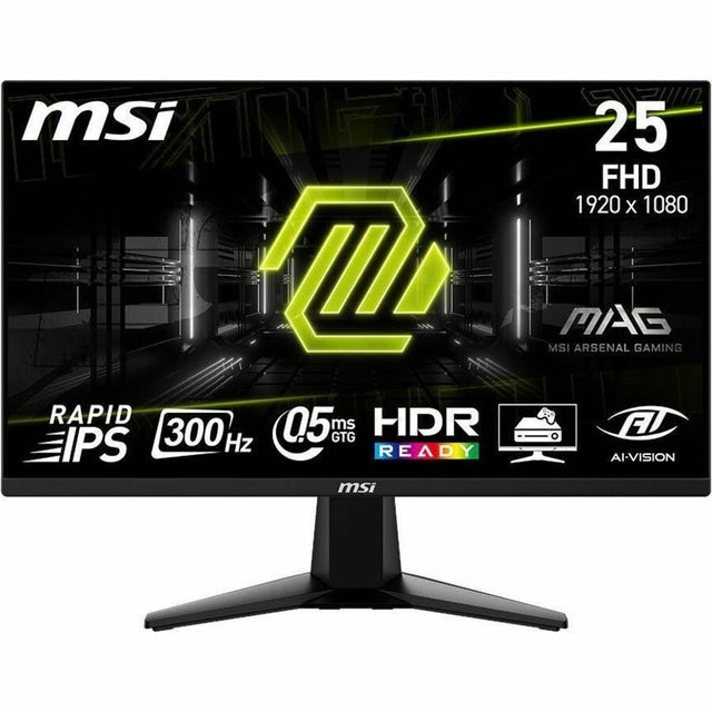 MSI MAG 255XF 25" Class Full HD Gaming LCD Monitor - 16:9 - Metallic Black
