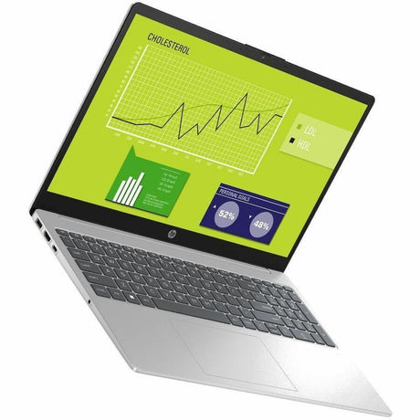 HP 15.6" Notebook - HD - 1366 x 768 - (Intel N-Series N200 Quad-core (4 Core) - 8 GB Total RAM - 256 GB SSD - Moonlight Blue, Natural Silver - Refurbished