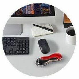 SlimDuo Gel Mouse WristRest Rd
